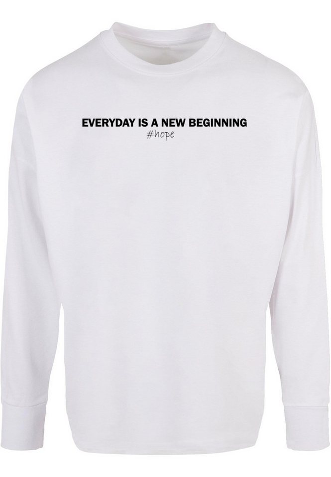 Merchcode Longsleeve Merchcode Herren Hope Oversized Longsleeve (1-tlg) von Merchcode