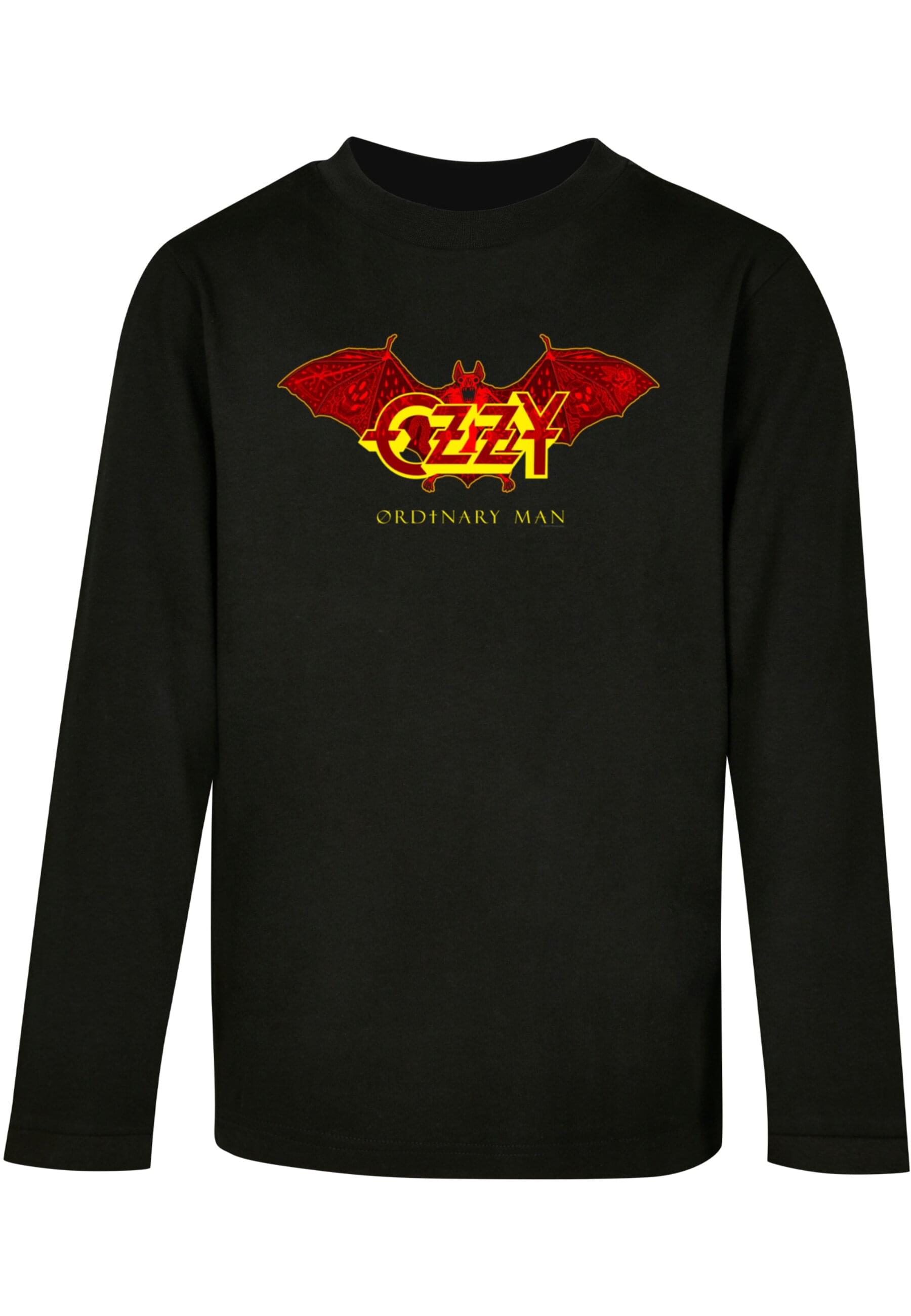 Merchcode Longsleeve "Merchcode Herren Kids Ozzy Osbourne - Bat Longsleeve" 1 Stk. tlg. von Merchcode