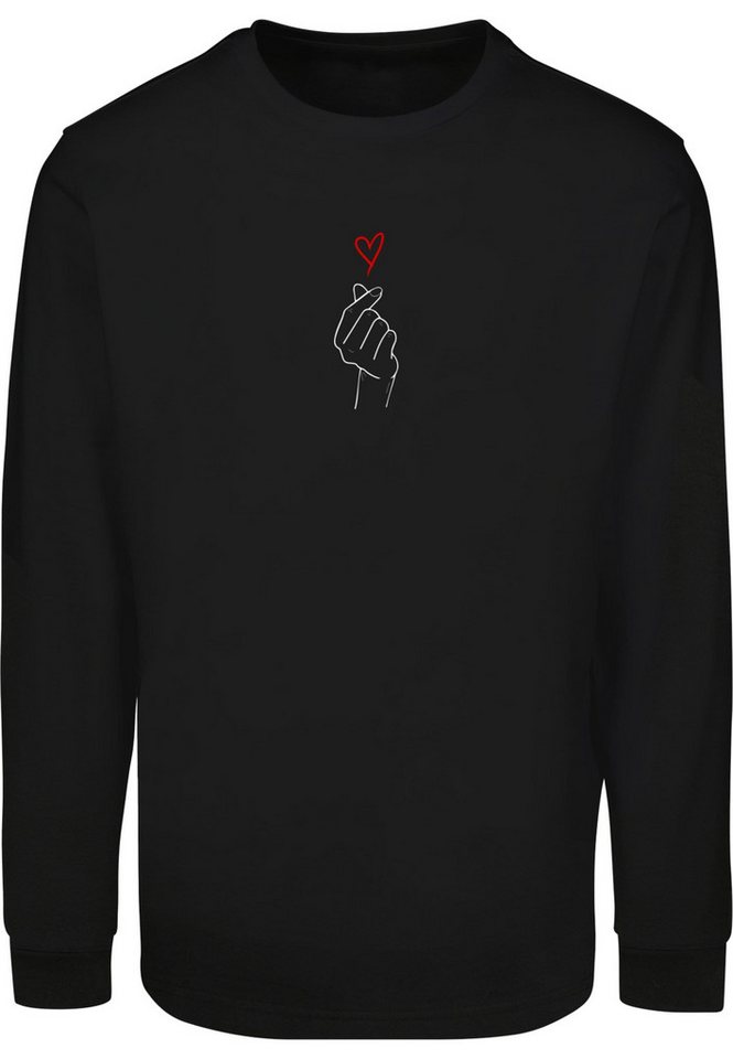 Merchcode Longsleeve Merchcode K Heart Longsleeve With Cuffrib (1-tlg) von Merchcode