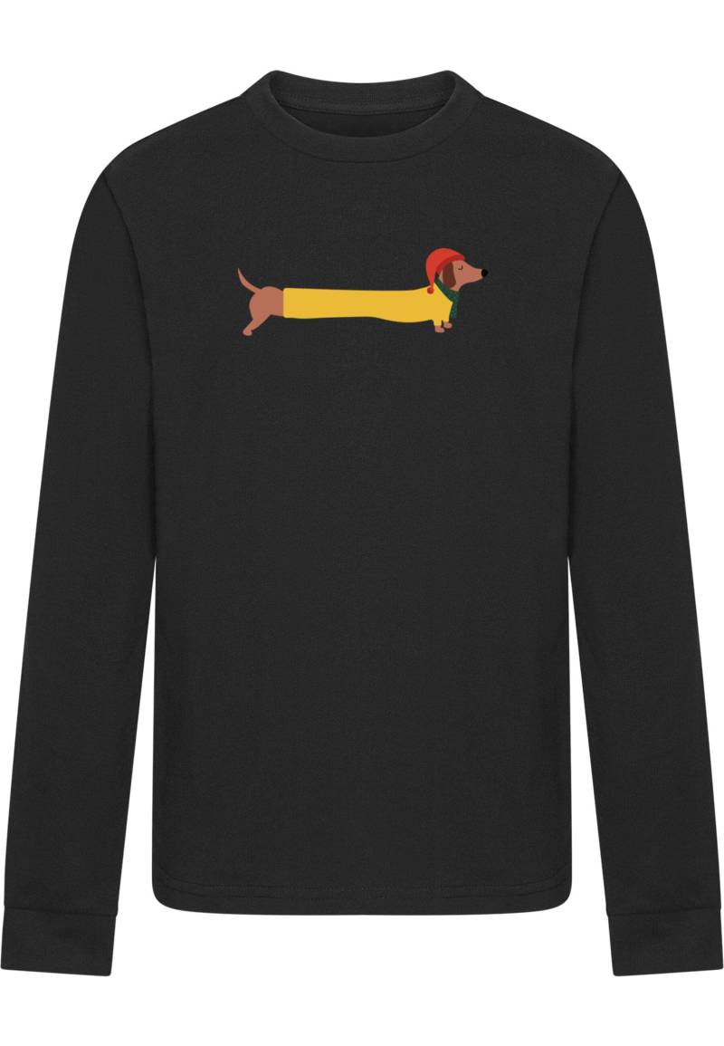 Merchcode Longsleeve "Merchcode Kids Christmas Dog Longsleeve" 1 Stk. tlg. von Merchcode