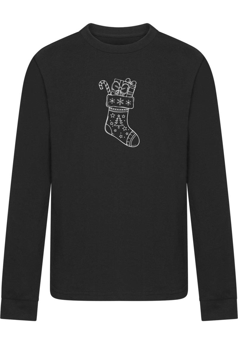 Merchcode Longsleeve "Merchcode Kids Christmas Socks Longsleeve" 1 Stk. tlg. von Merchcode