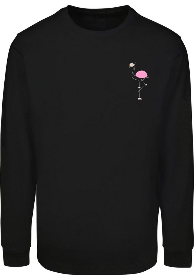 Merchcode Longsleeve Merchcode Ladies Flamingo Longsleeve With Cuffrib (1-tlg) von Merchcode