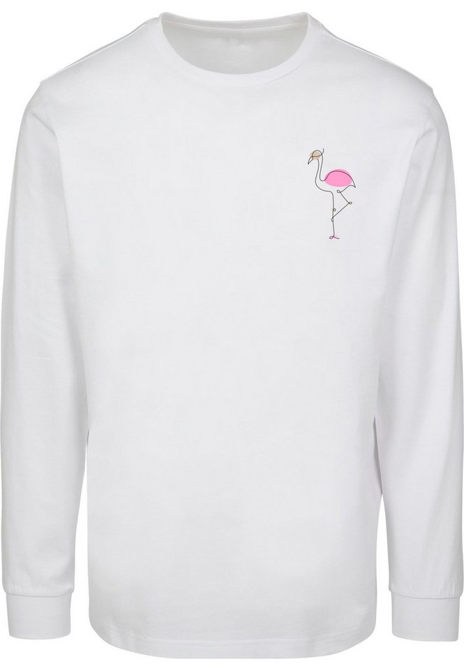 Merchcode Longsleeve Merchcode Ladies Flamingo Longsleeve With Cuffrib (1-tlg) von Merchcode