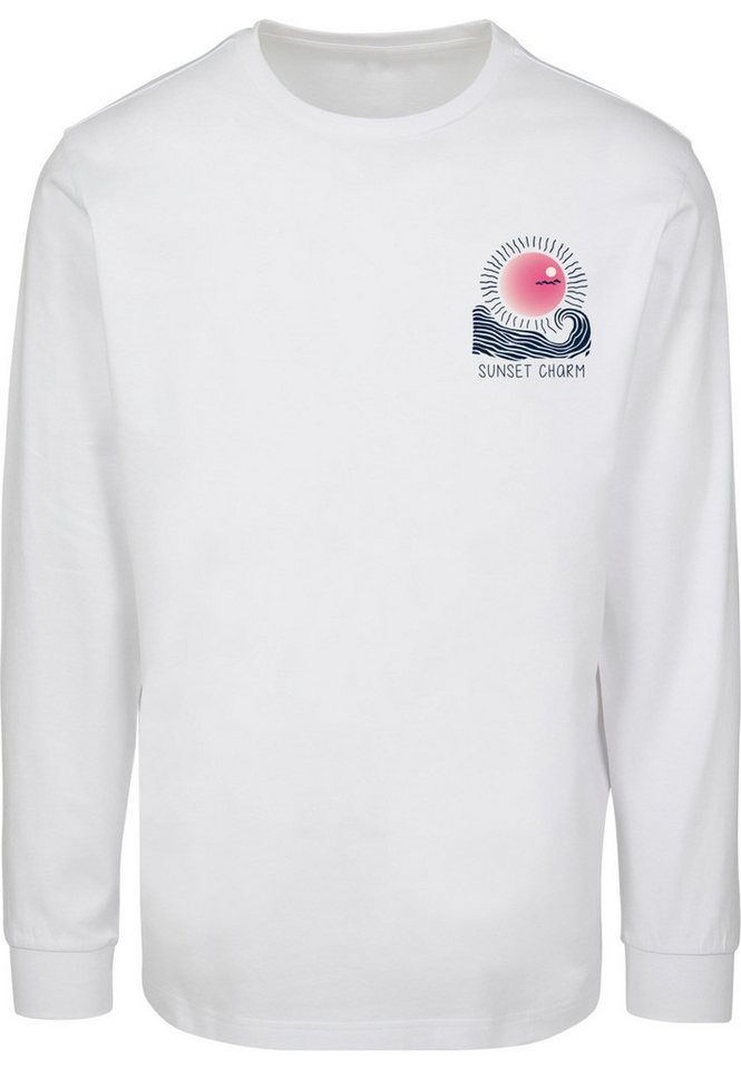 Merchcode Longsleeve Merchcode Sunset Charm Longsleeve With Cuffrib (1-tlg) von Merchcode