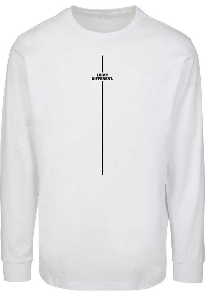 Merchcode Longsleeve Merchcode Think Different Longsleeve With Cuffrib (1-tlg) von Merchcode
