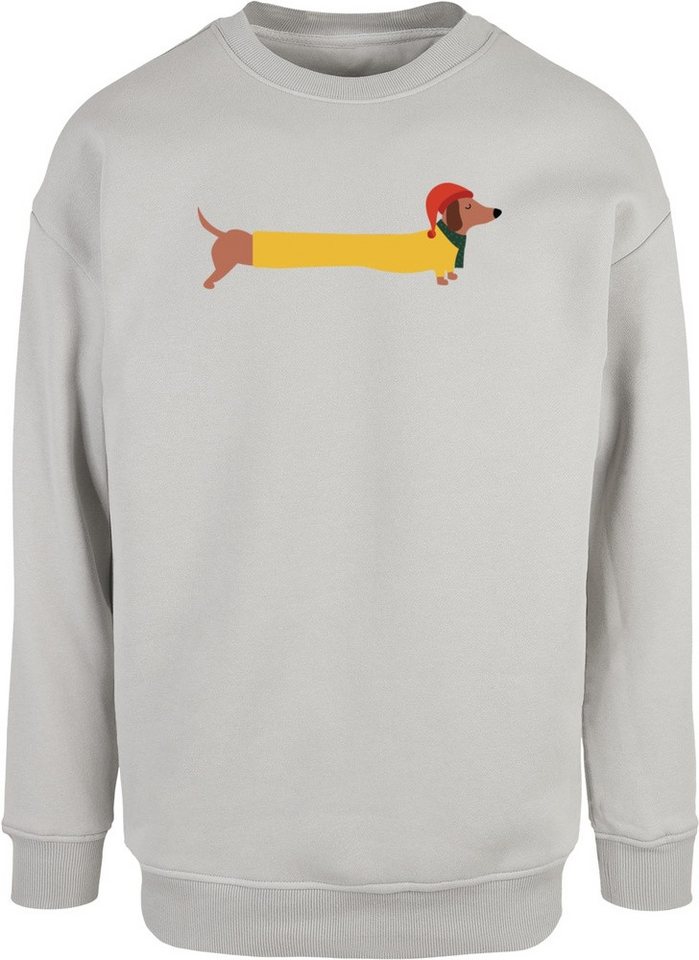 Merchcode Rundhalspullover Christmas Dog Crewneck von Merchcode