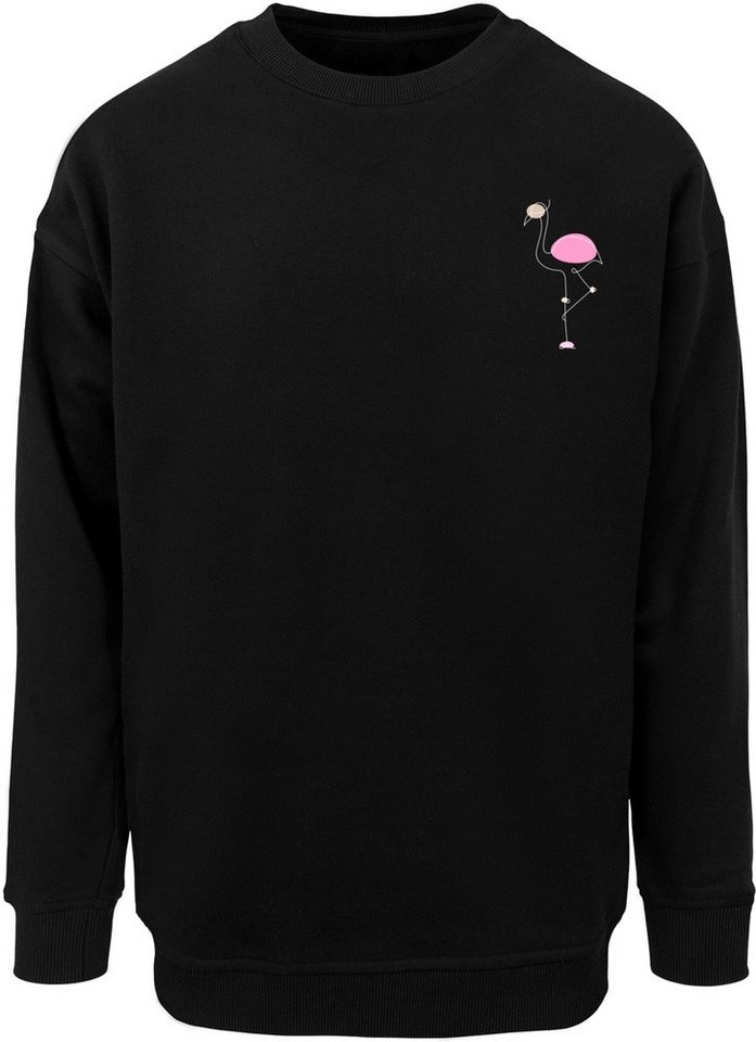 Merchcode Rundhalspullover Flamingo Sweat Crewneck von Merchcode