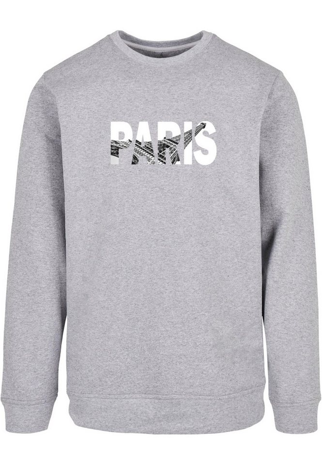 Merchcode Rundhalspullover Merchcode Herren Paris Eiffel Tower Basic Crewneck (1-tlg) von Merchcode