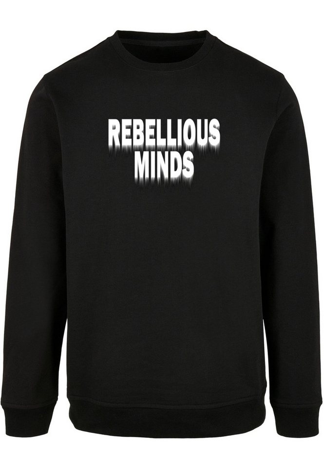 Merchcode Rundhalspullover Merchcode Herren Rebellious Minds Basic Crewneck (1-tlg) von Merchcode