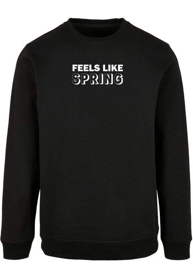 Merchcode Rundhalspullover Merchcode Herren Spring - Feels like Crewneck (1-tlg) von Merchcode