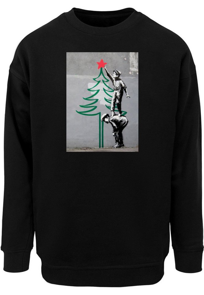 Merchcode Rundhalspullover Merchcode Banksy - Christmas Tree Crewneck (1-tlg) von Merchcode