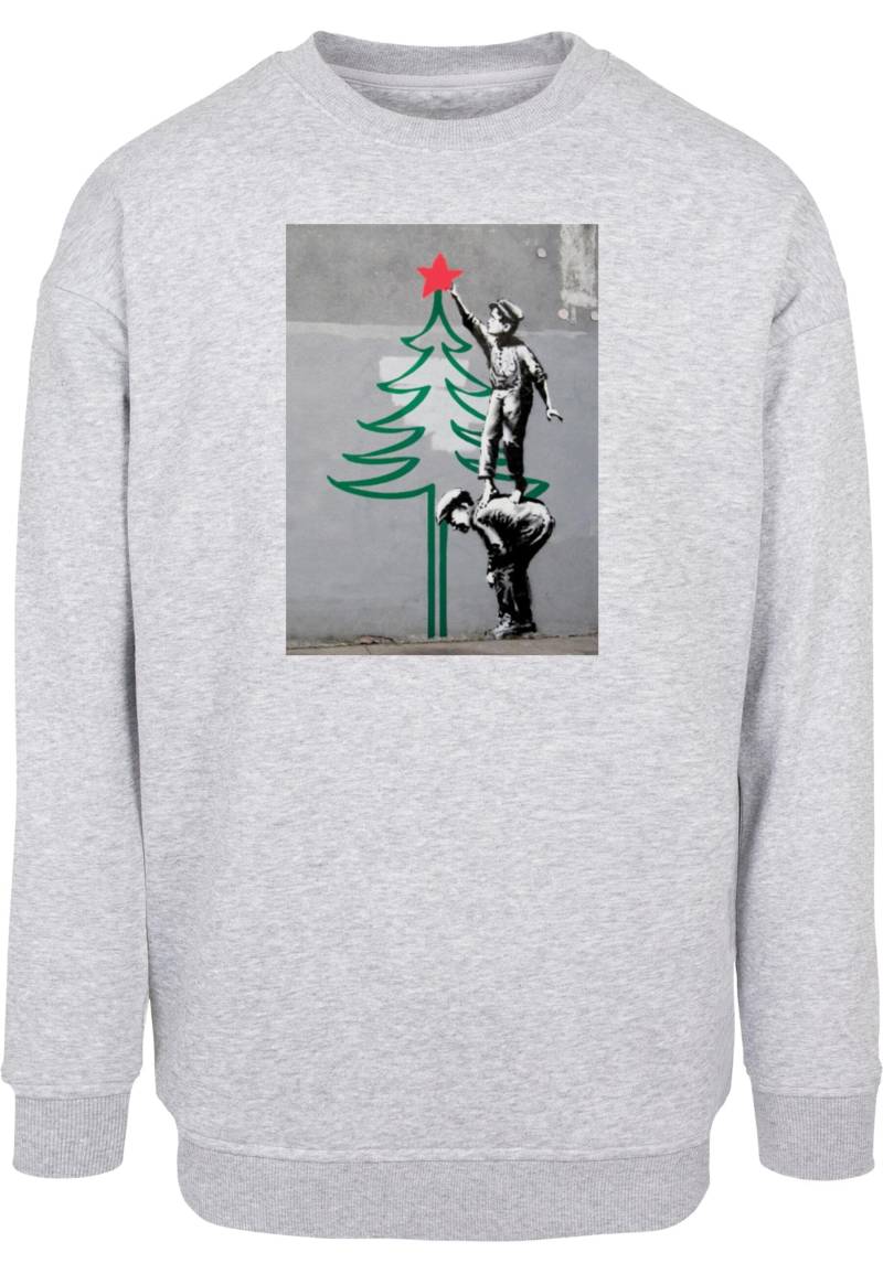Merchcode Rundhalspullover "Merchcode Banksy - Christmas Tree Crewneck" 1 Stk. tlg. von Merchcode