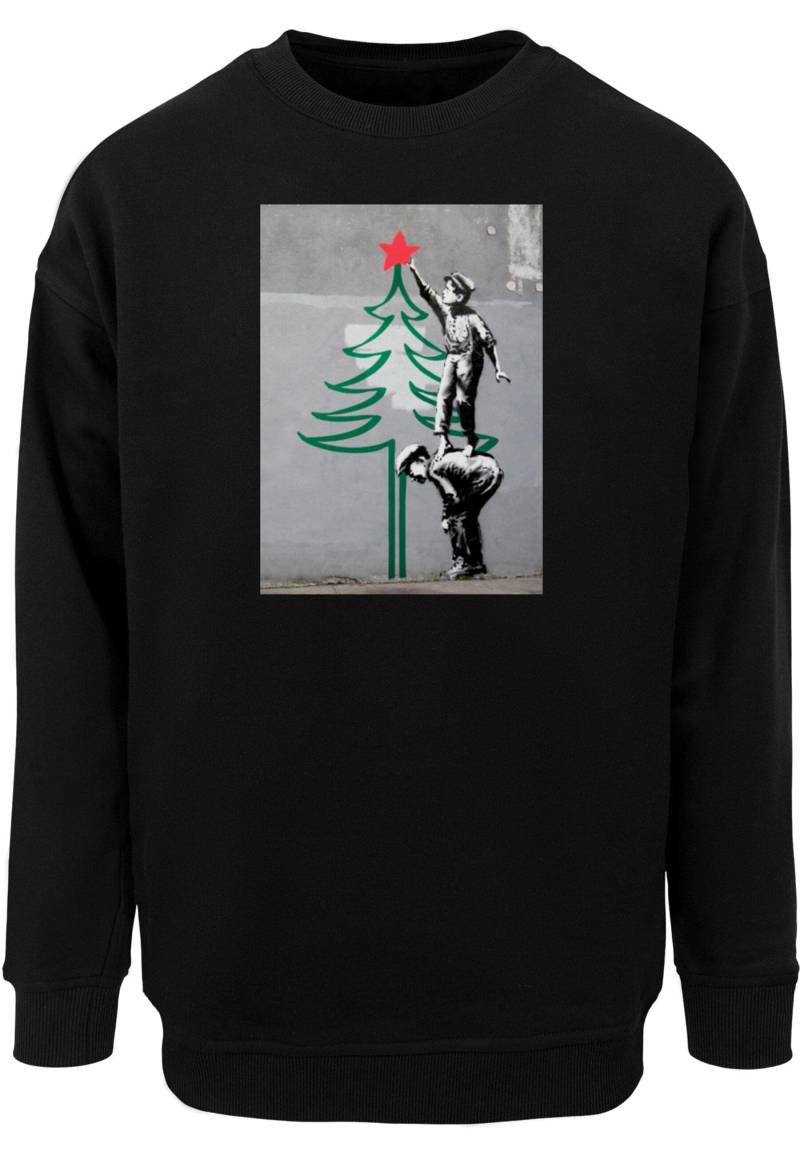 Merchcode Rundhalspullover "Merchcode Banksy - Christmas Tree Crewneck" 1 Stk. tlg. von Merchcode