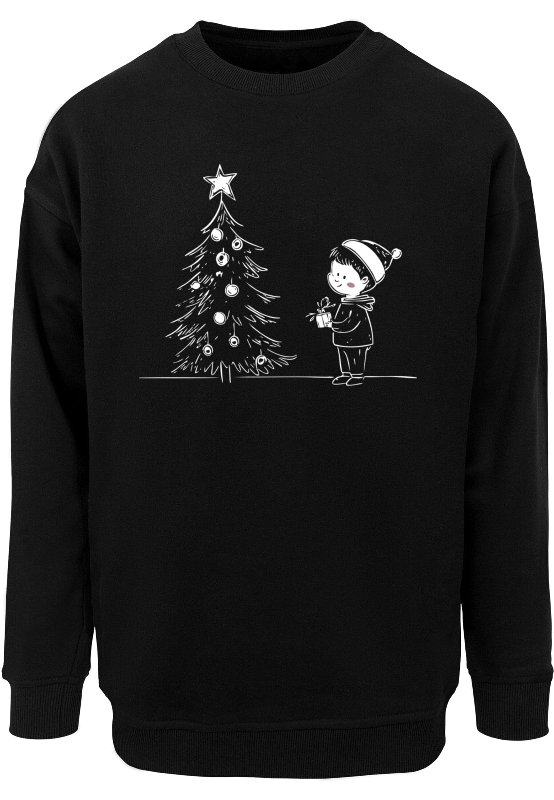 Merchcode Rundhalspullover "Merchcode Christmas Cute Kid Crewneck" 1 Stk. von Merchcode