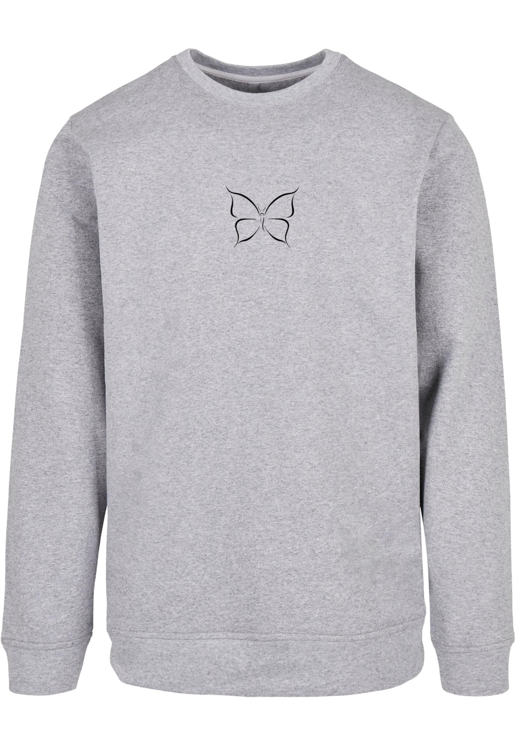 Merchcode Rundhalspullover "Merchcode Herren Butterfly Basic Crewneck", (1 tlg.) von Merchcode