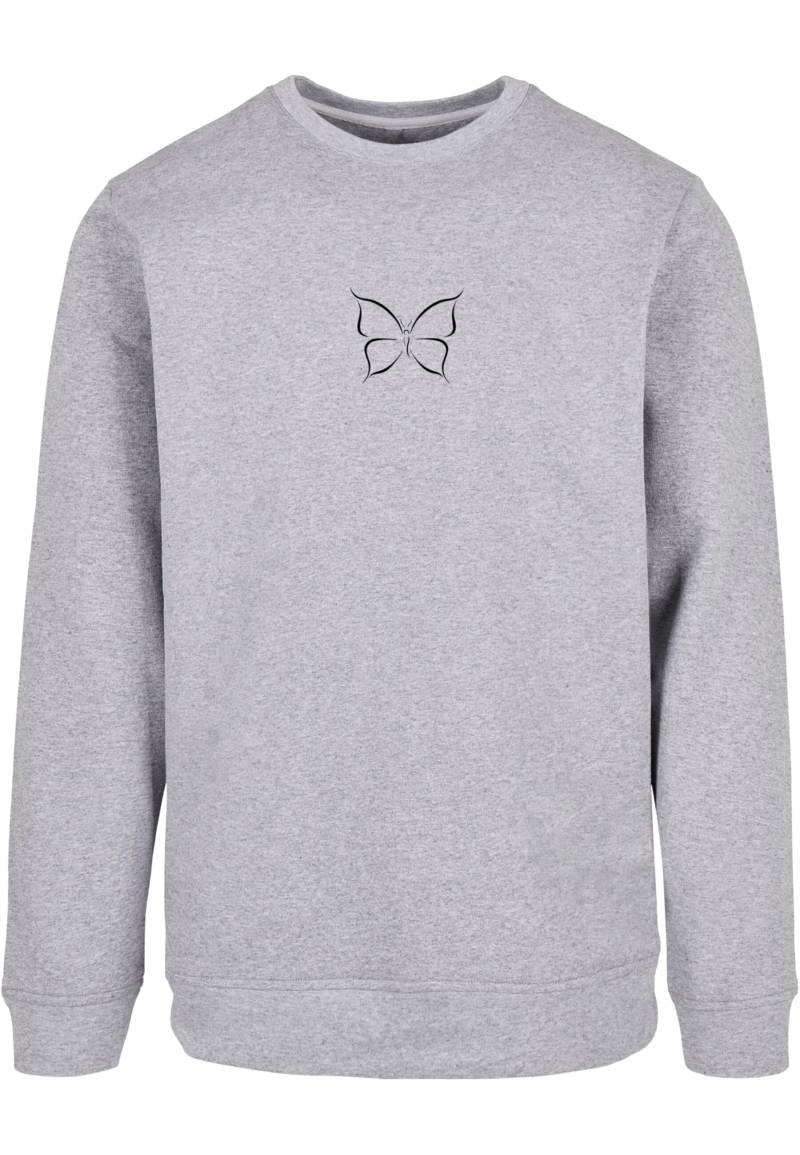 Merchcode Rundhalspullover "Merchcode Herren Butterfly Basic Crewneck", (1 tlg.) von Merchcode