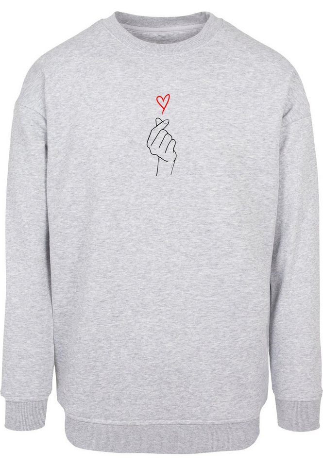 Merchcode Rundhalspullover Merchcode K Heart Sweat Crewneck (1-tlg) von Merchcode