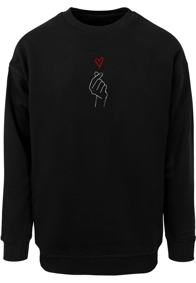 Merchcode Rundhalspullover Merchcode K Heart Sweat Crewneck (1-tlg) von Merchcode