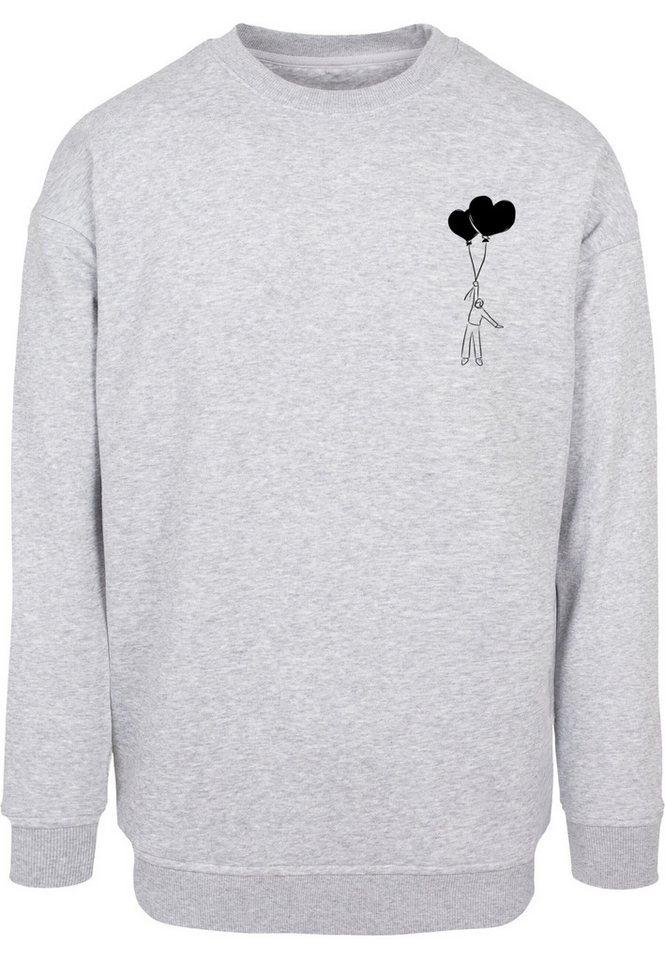 Merchcode Rundhalspullover Merchcode Love In The Air Sweat Crewneck (1-tlg) von Merchcode