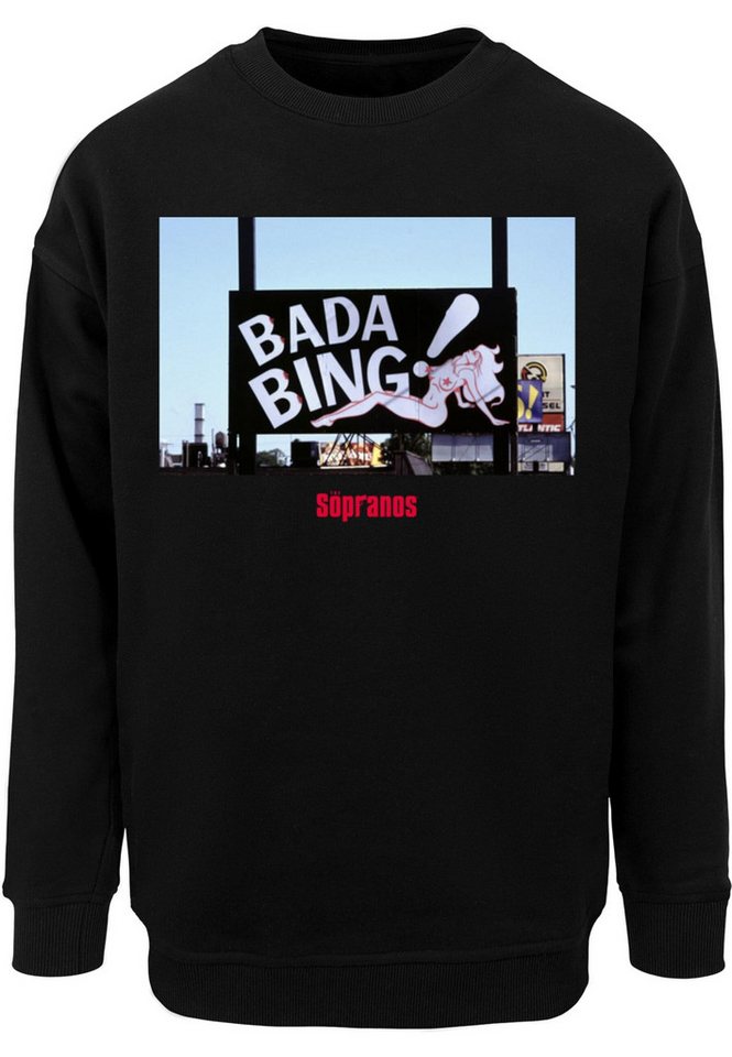 Merchcode Rundhalspullover Merchcode The Sopranos - Bada Bing Club Sweat Crewneck (1-tlg) von Merchcode