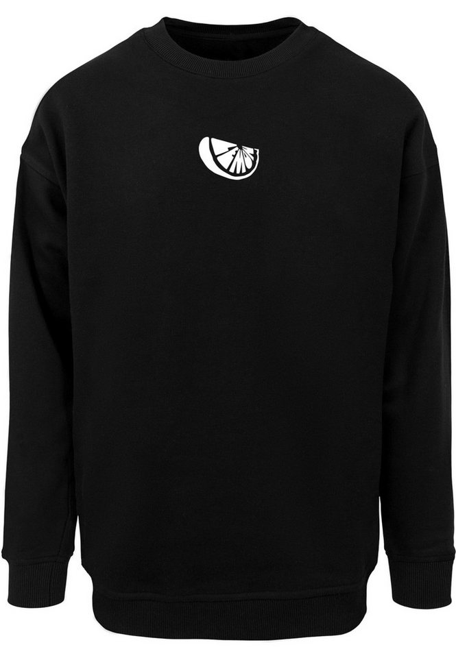 Merchcode Rundhalspullover Merchcode Wording - Lemon Contour Crewneck (1-tlg) von Merchcode