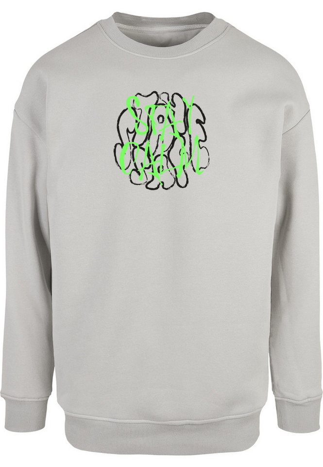 Merchcode Rundhalspullover Merchcode Wording - Stay Safe One Crewneck (1-tlg) von Merchcode