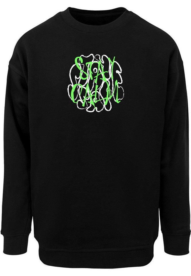 Merchcode Rundhalspullover Merchcode Wording - Stay Safe One Crewneck (1-tlg) von Merchcode