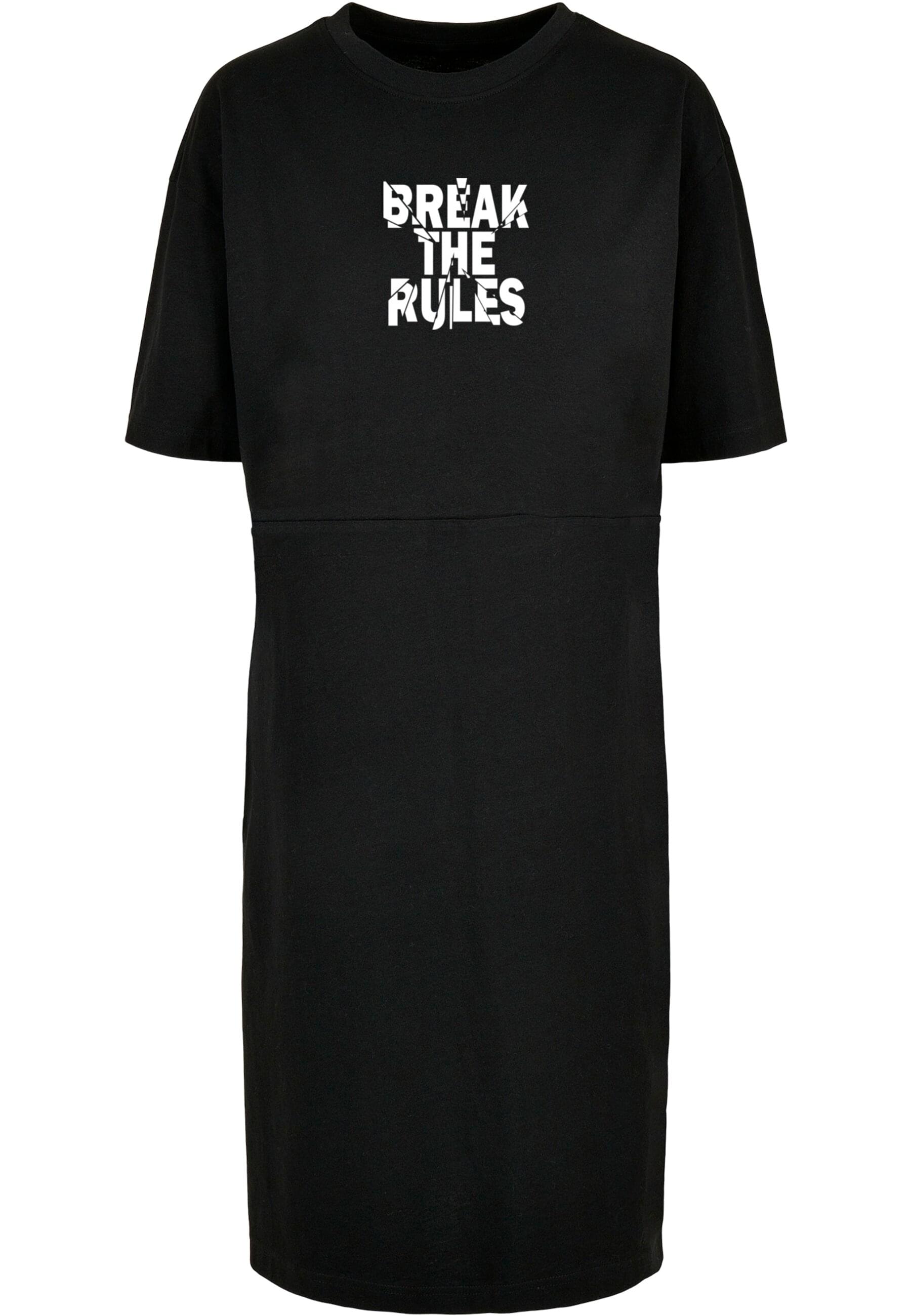 Merchcode Shirtkleid "Merchcode Damen Ladies Break The Rules 2 Oversized Slit Dress", (1 tlg.) von Merchcode