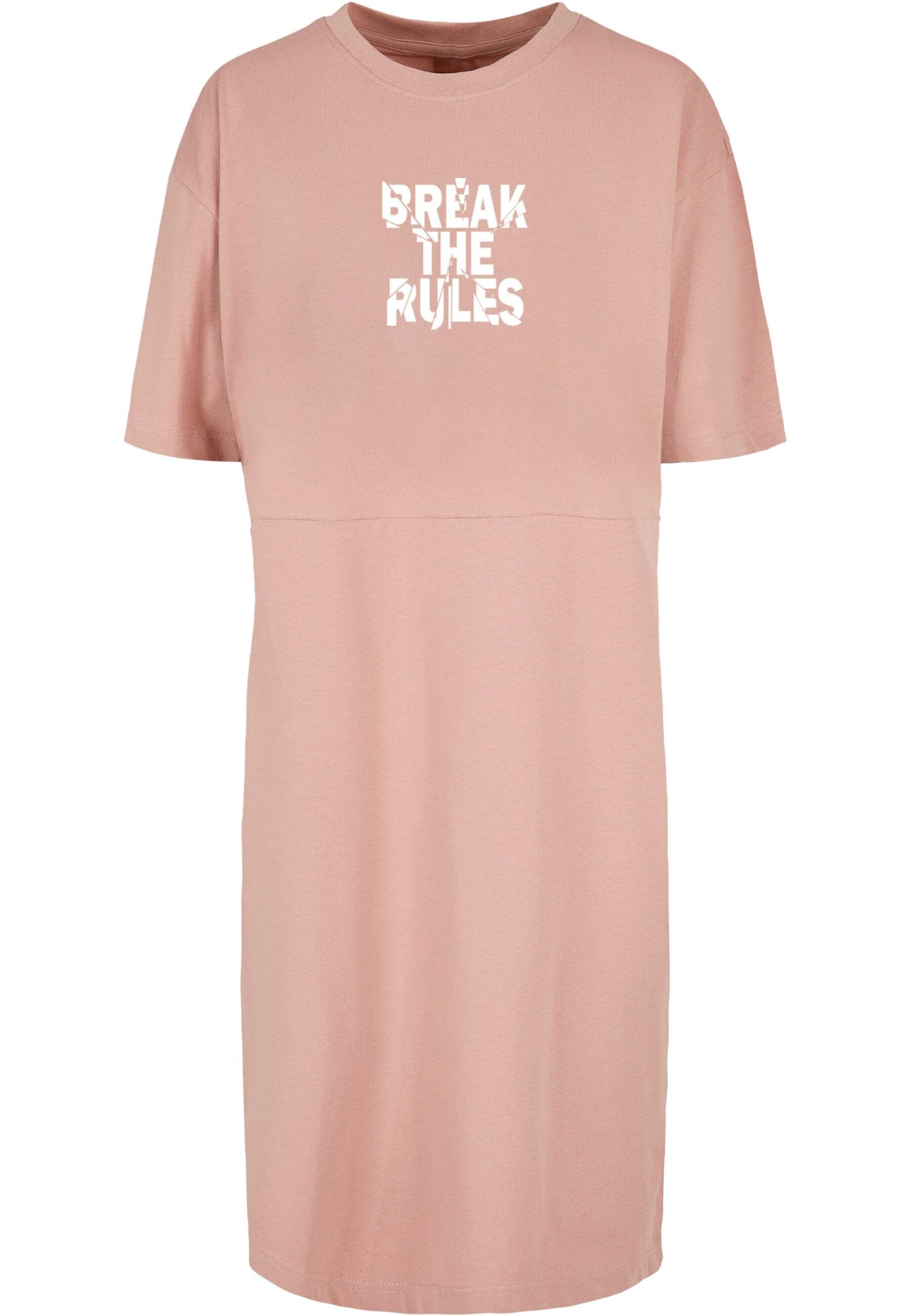 Merchcode Shirtkleid "Merchcode Damen Ladies Break The Rules 2 Oversized Slit Dress", (1 tlg.) von Merchcode