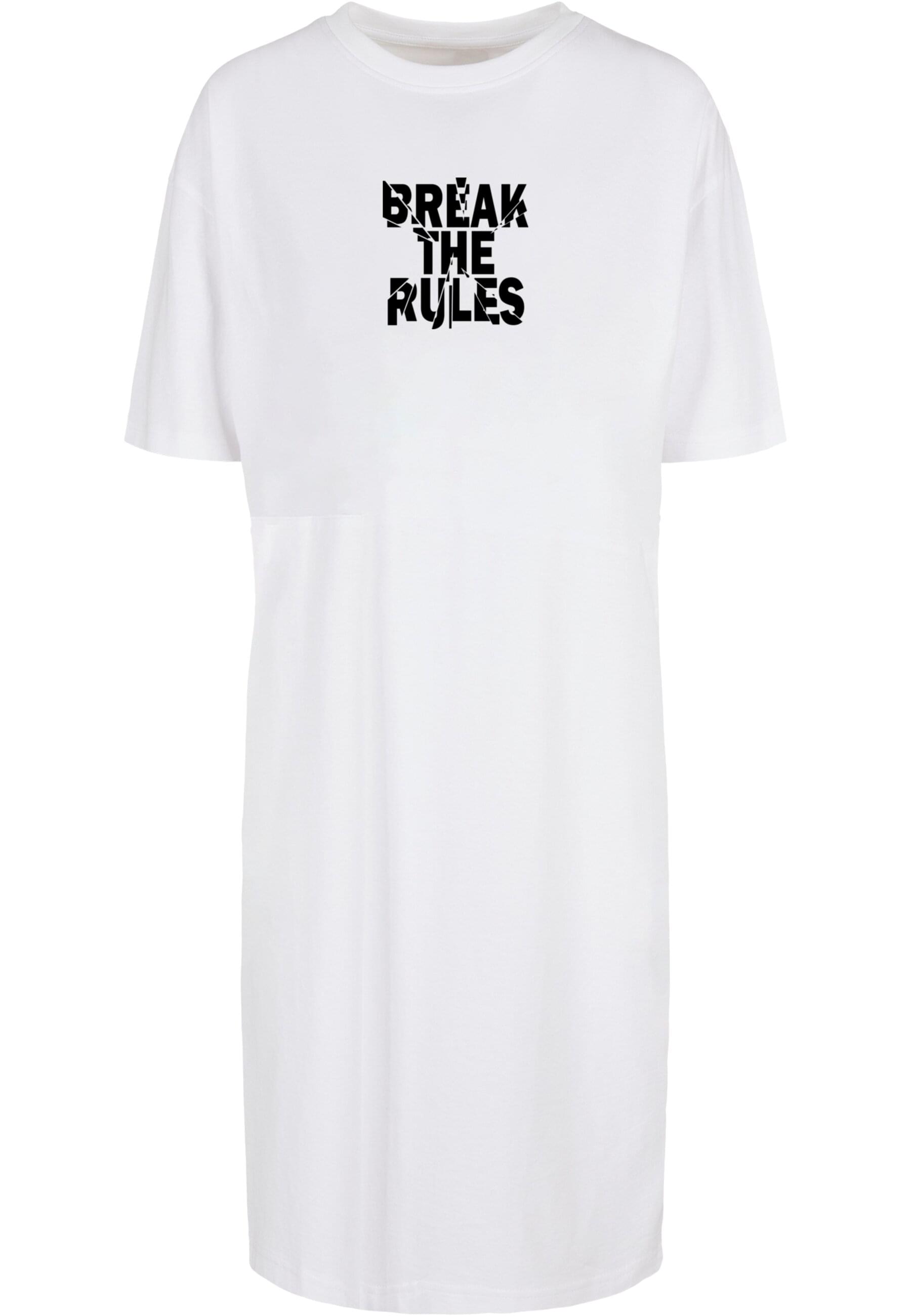 Merchcode Shirtkleid "Merchcode Damen Ladies Break The Rules 2 Oversized Slit Dress", (1 tlg.) von Merchcode