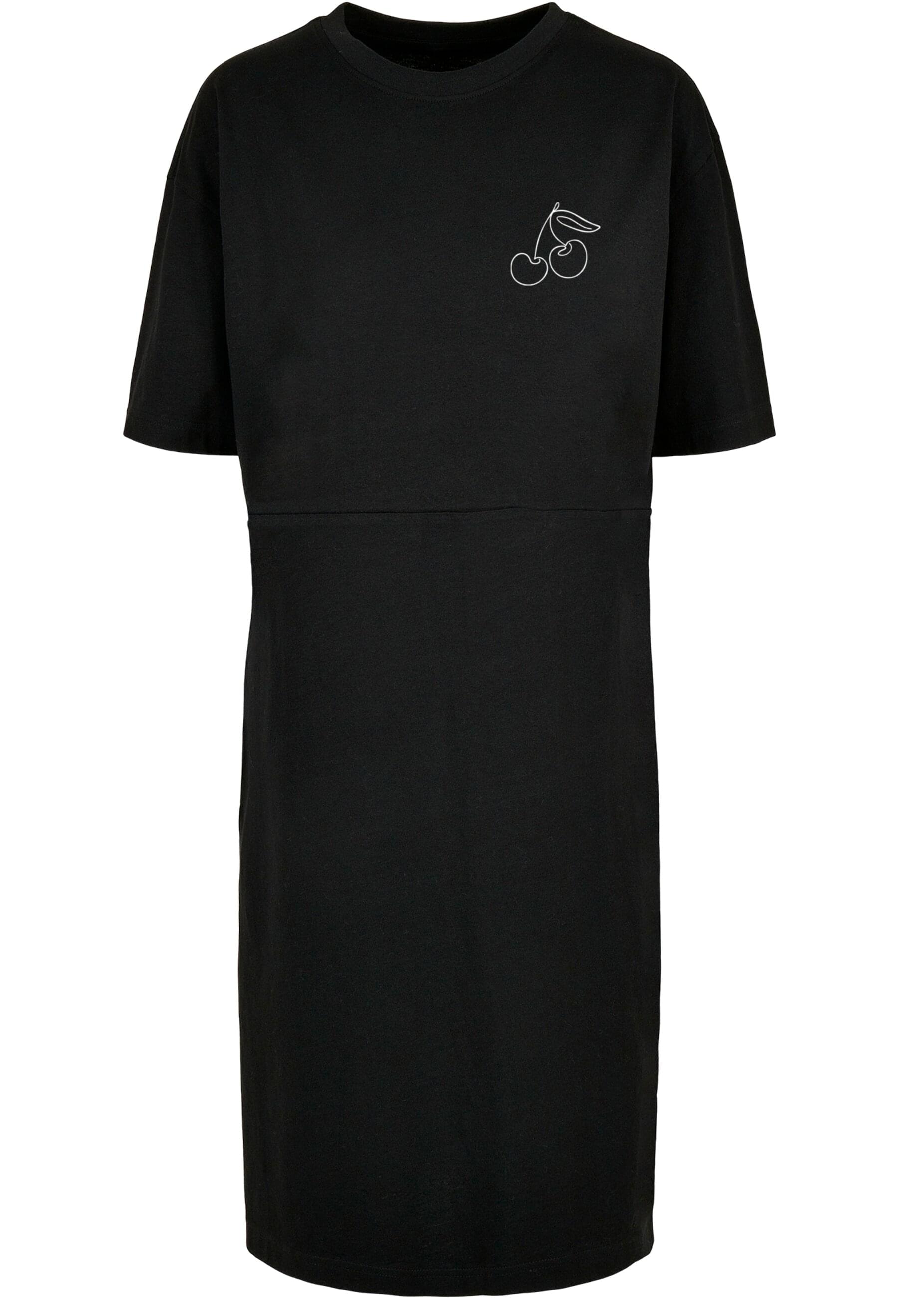 Merchcode Shirtkleid "Merchcode Damen Ladies Cherry Oversized Slit Dress", (1 tlg.) von Merchcode