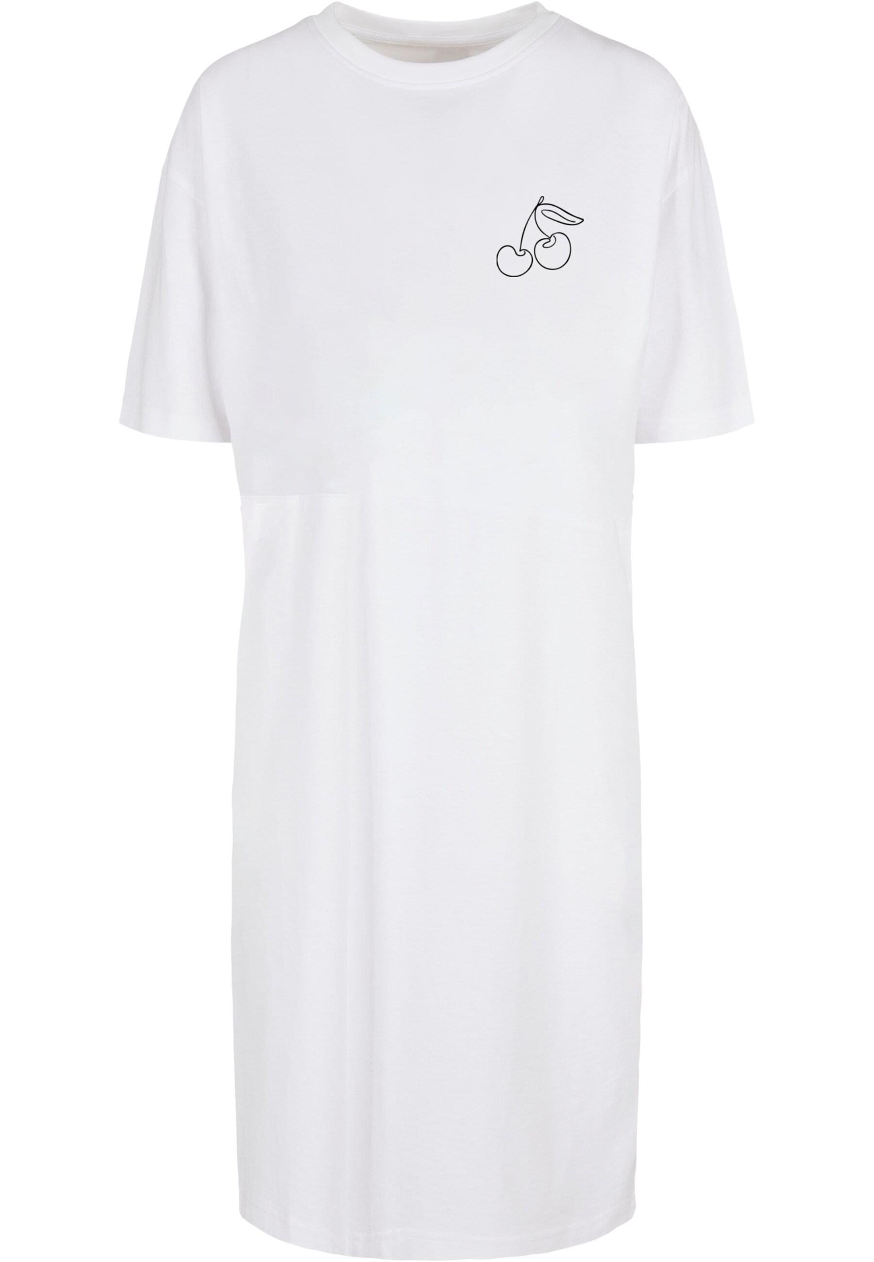 Merchcode Shirtkleid "Merchcode Damen Ladies Cherry Oversized Slit Dress", (1 tlg.) von Merchcode