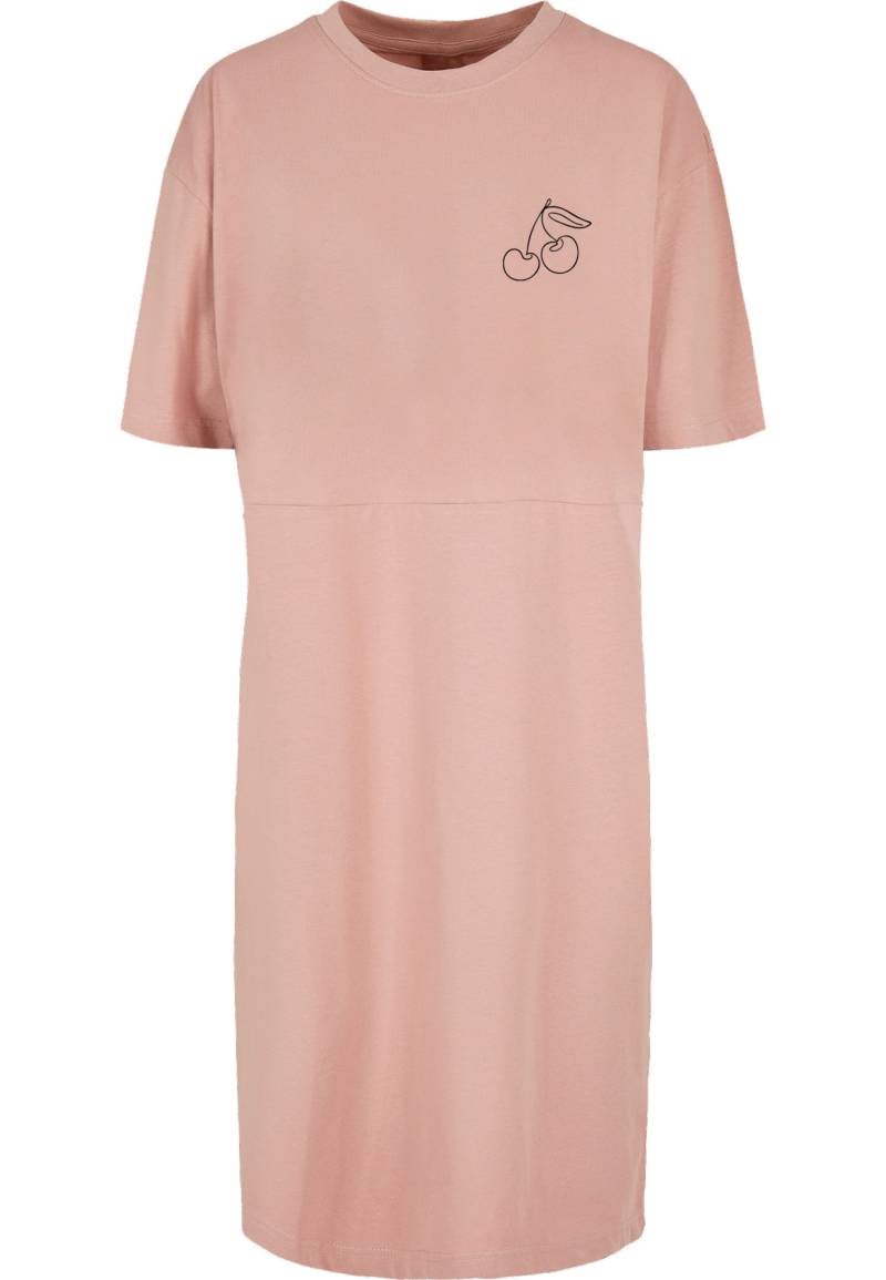 Merchcode Shirtkleid "Merchcode Damen Ladies Cherry Oversized Slit Dress" 1 Stk. tlg. von Merchcode