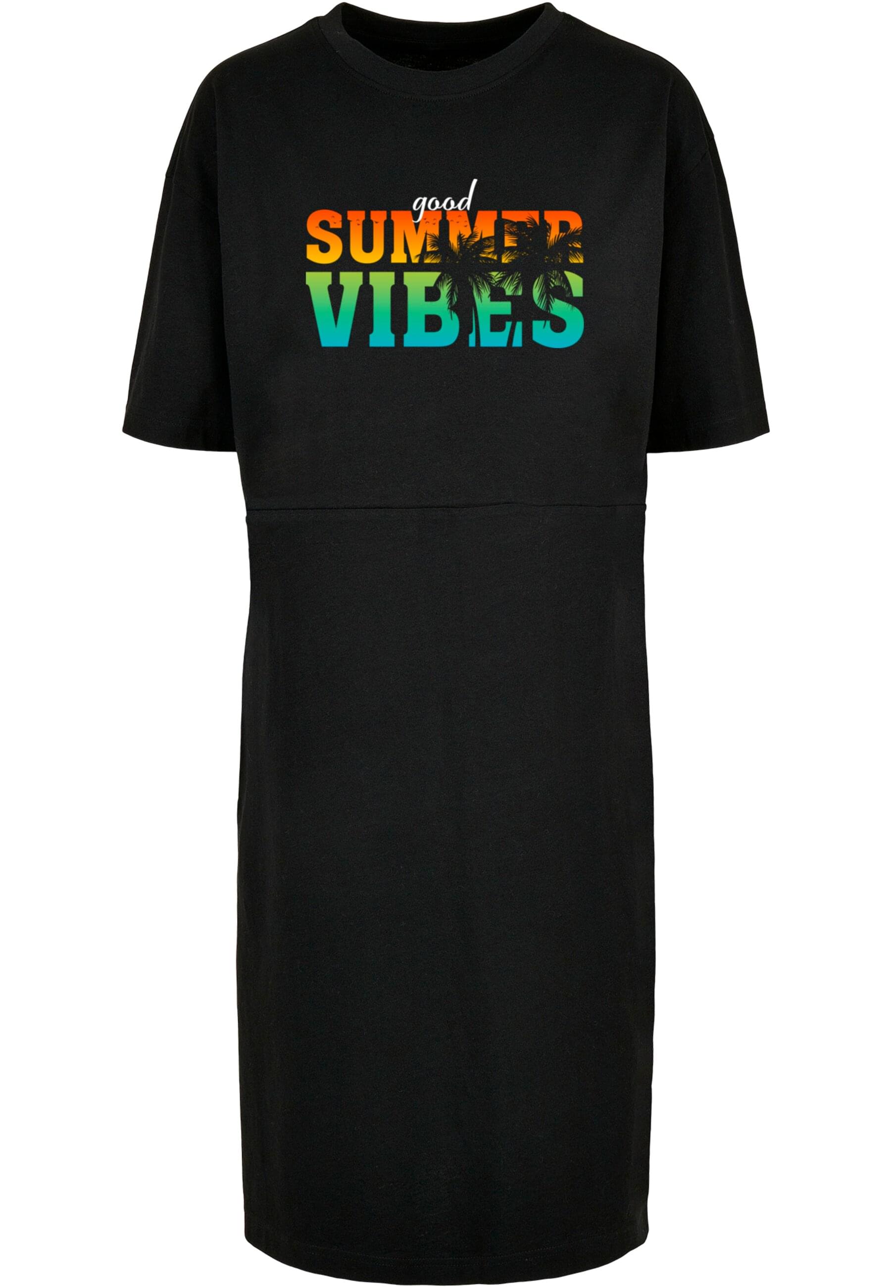 Merchcode Shirtkleid "Merchcode Damen Ladies Good Summer Vibes Oversized Slit Dress", (1 tlg.) von Merchcode