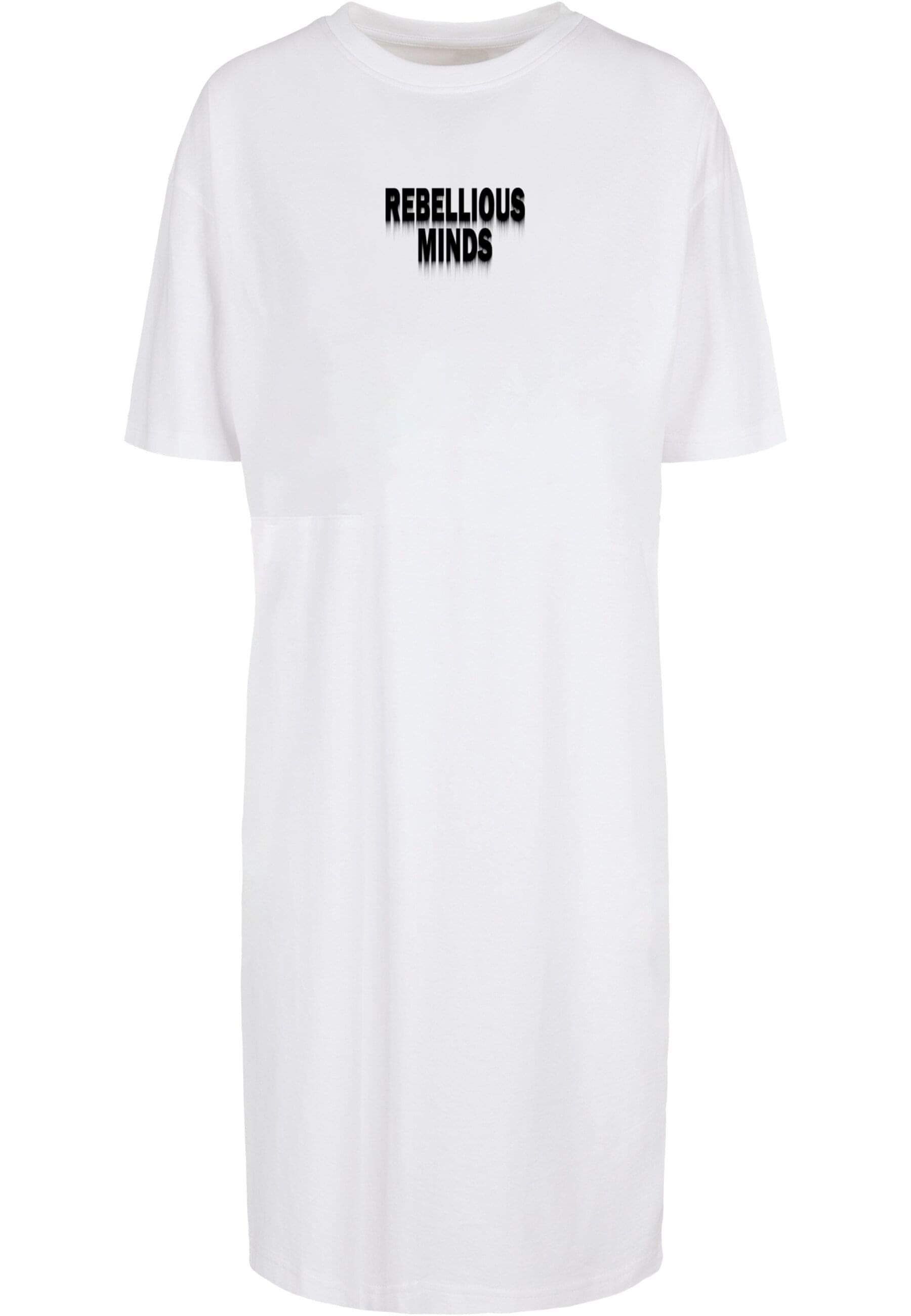 Merchcode Shirtkleid "Merchcode Damen Ladies Rebellious Minds Oversized Slit Dress", (1 tlg.) von Merchcode