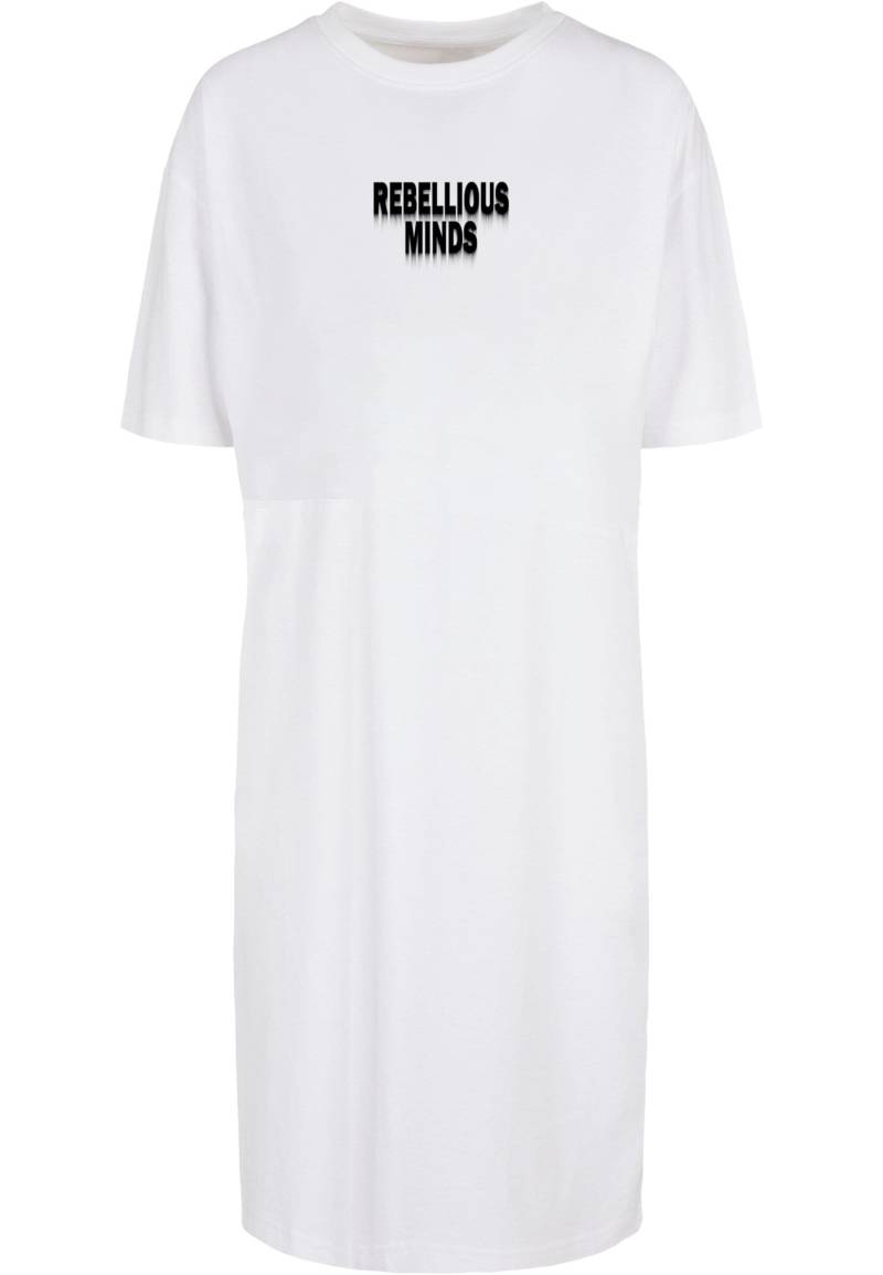 Merchcode Shirtkleid "Merchcode Damen Ladies Rebellious Minds Oversized Slit Dress", (1 tlg.) von Merchcode
