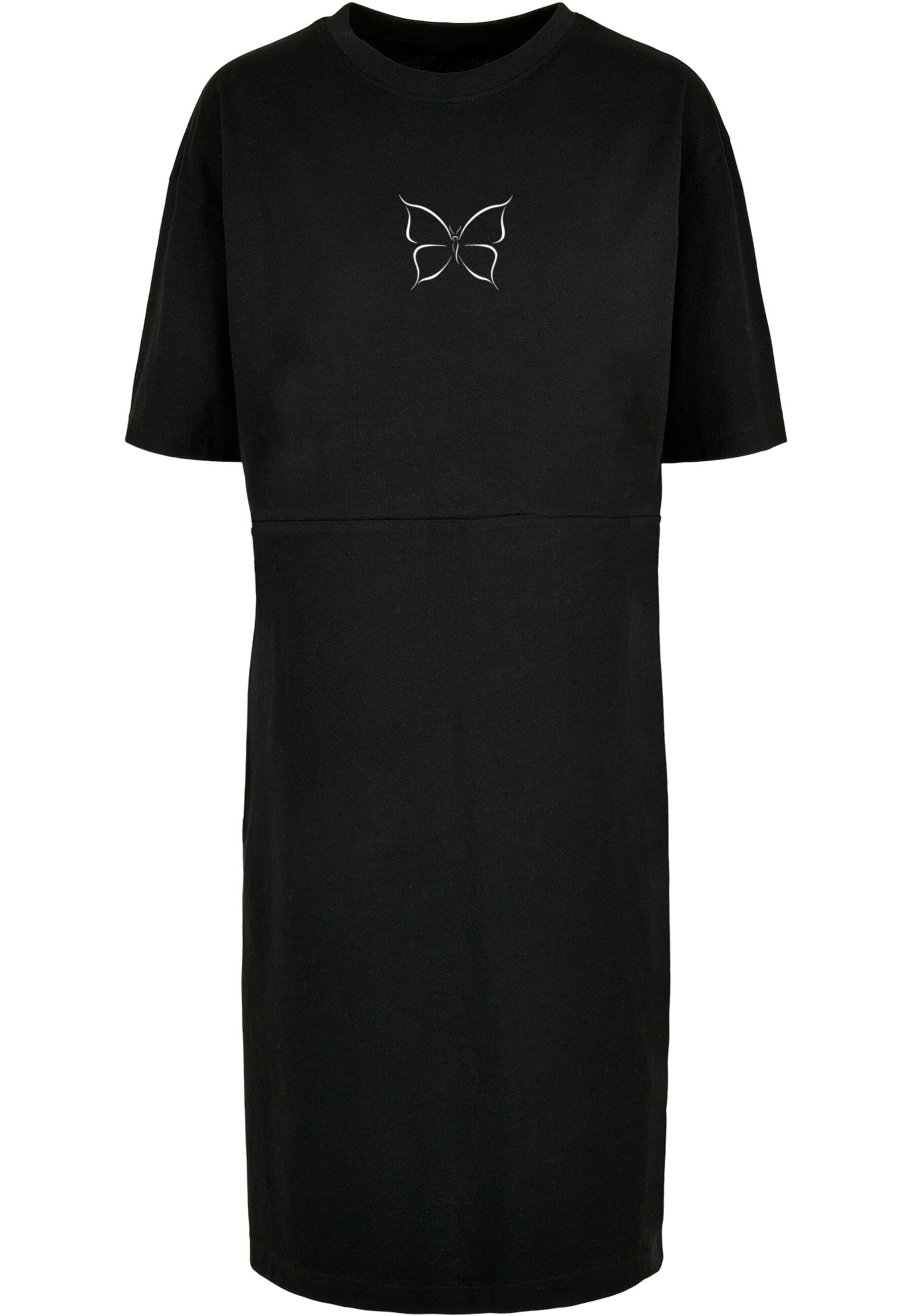 Merchcode Shirtkleid "Merchcode Damen Ladies Spring - Butterfly Oversized Slit Dress", (1 tlg.) von Merchcode