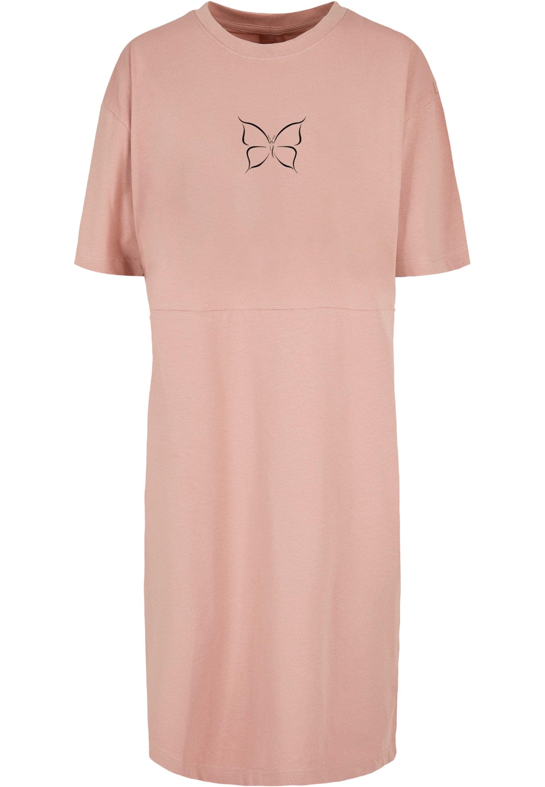 Merchcode Shirtkleid "Merchcode Damen Ladies Spring - Butterfly Oversized Slit Dress", (1 tlg.) von Merchcode