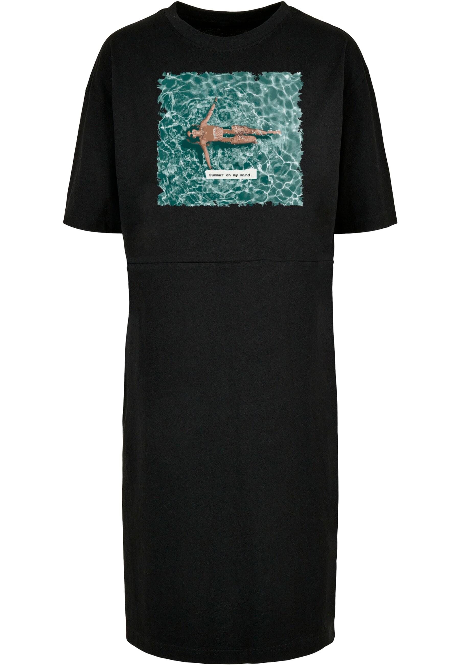 Merchcode Shirtkleid "Merchcode Damen Ladies Summer - On My Mind Oversized Slit Dress", (1 tlg.) von Merchcode