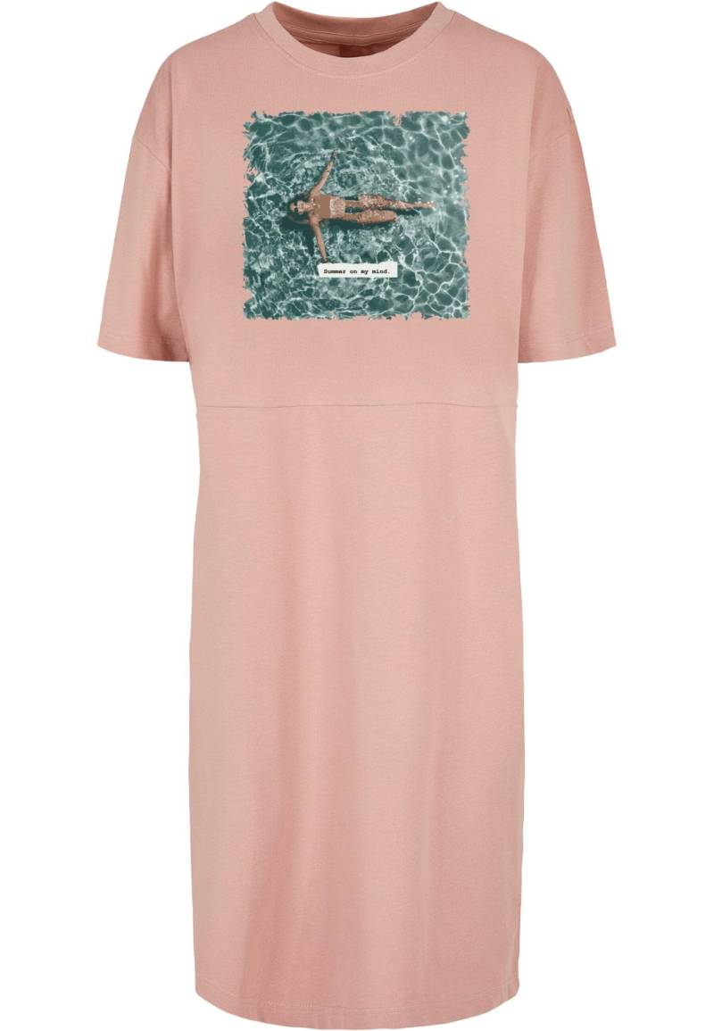 Merchcode Shirtkleid "Merchcode Damen Ladies Summer - On My Mind Oversized Slit Dress", (1 tlg.) von Merchcode