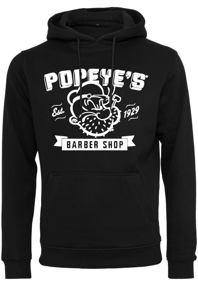 Merchcode Kapuzensweatshirt Merchcode Herren Popeye Barber Shop Hoody (1-tlg) von Merchcode