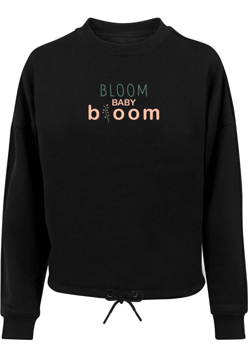 Merchcode Sweater "Merchcode Damen Ladies Spring - Bloom baby Oversize Crewneck" von Merchcode