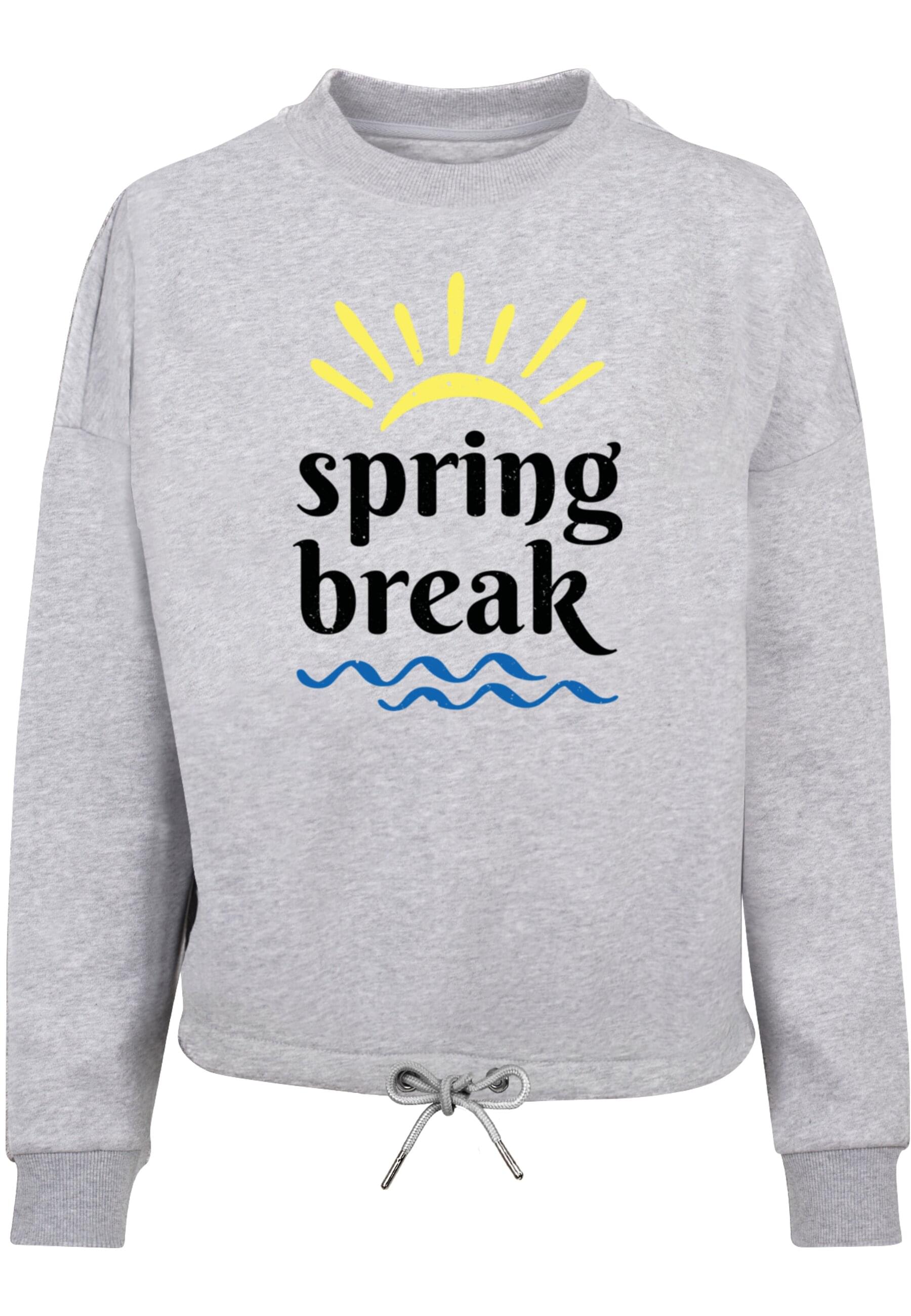 Merchcode Sweater "Merchcode Damen Ladies Spring break - Oversize Crewneck" Merchcode Sweater "Merchcode Damen Ladies Spring break - Oversize Crewneck" von Merchcode