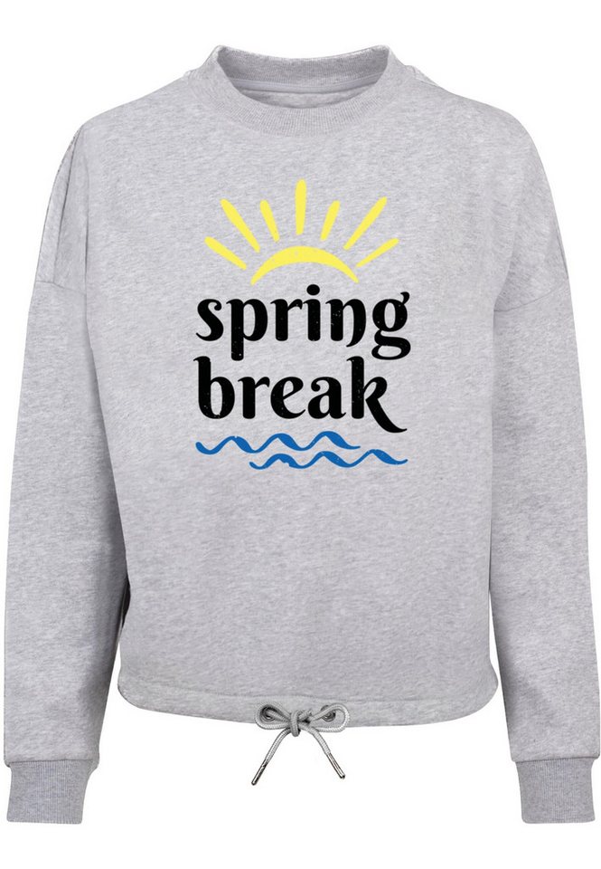 Merchcode Sweater Merchcode Damen Ladies Spring break - Oversize Crewneck Merchcode Sweater Merchcode Damen Ladies Spring break - Oversize Crewneck von Merchcode