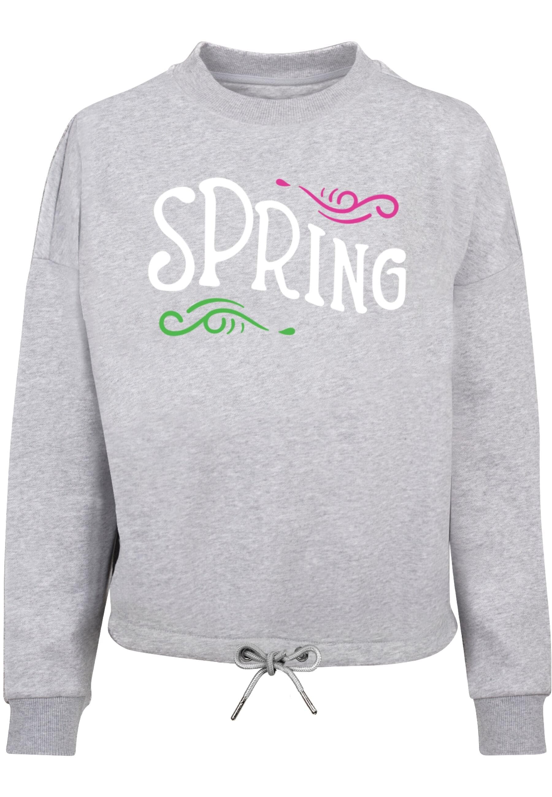 Merchcode Sweater "Merchcode Damen Ladies Spring text - Oversize Crewneck" Merchcode Sweater "Merchcode Damen Ladies Spring text - Oversize Crewneck" von Merchcode