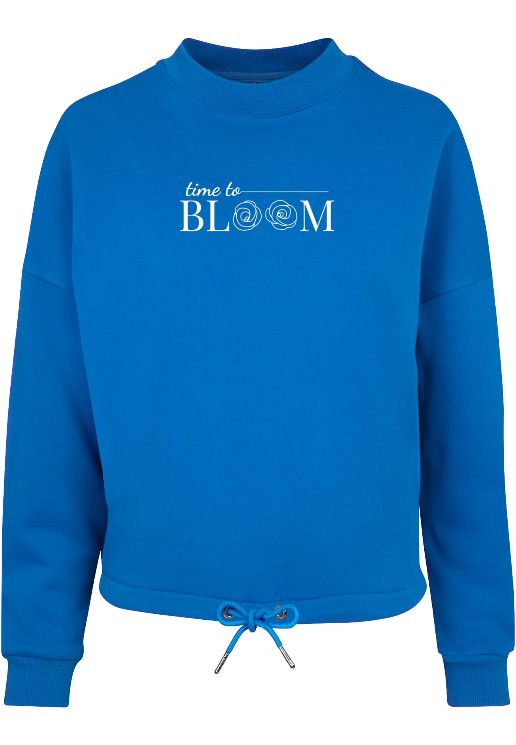 Merchcode Sweater "Merchcode Damen Ladies Time to bloom - Oversize Crewneck" Merchcode Sweater "Merchcode Damen Ladies Time to bloom - Oversize Crewneck" von Merchcode