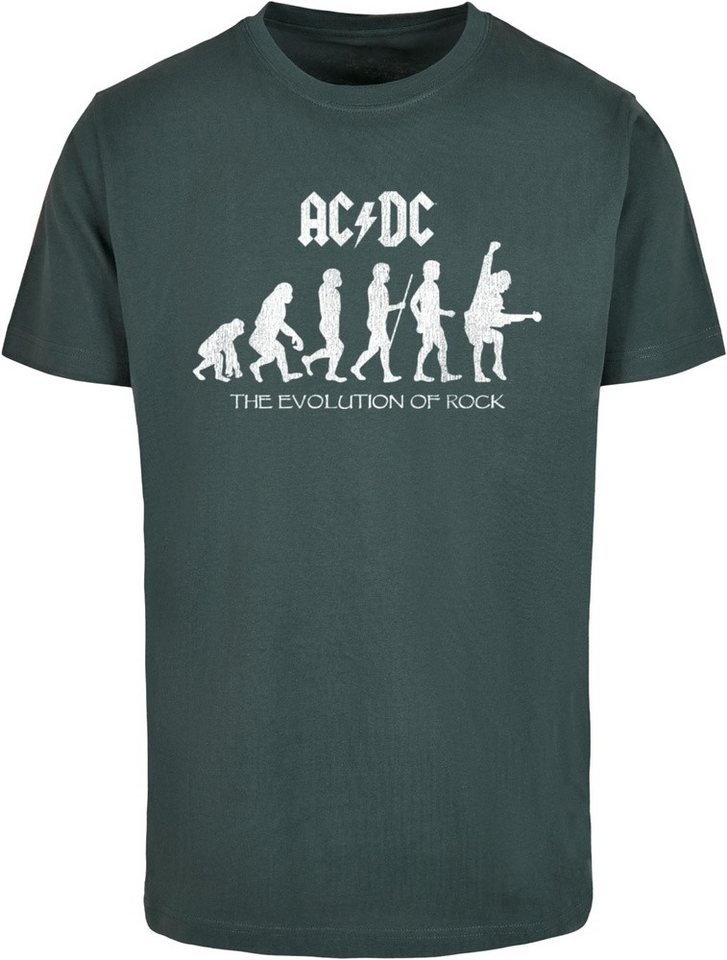 Merchcode T-Shirt ACDC Evolution Of Rock T-Shirt von Merchcode