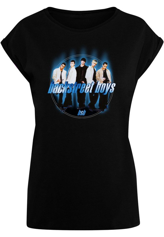 Merchcode T-Shirt Merchcode Damen Ladies Backstreet Boys - Circle T-Shirt (1-tlg) von Merchcode