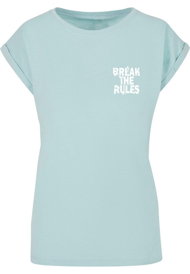 Merchcode T-Shirt Merchcode Damen Ladies Break The Rules 2 T-Shirt (1-tlg) von Merchcode