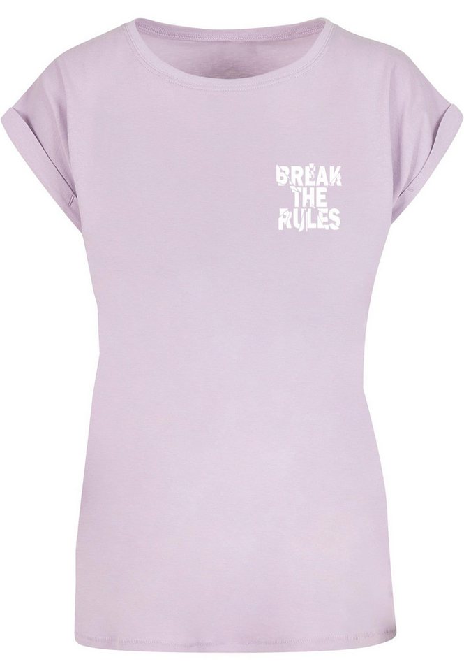 Merchcode T-Shirt Merchcode Damen Ladies Break The Rules 2 T-Shirt (1-tlg) von Merchcode